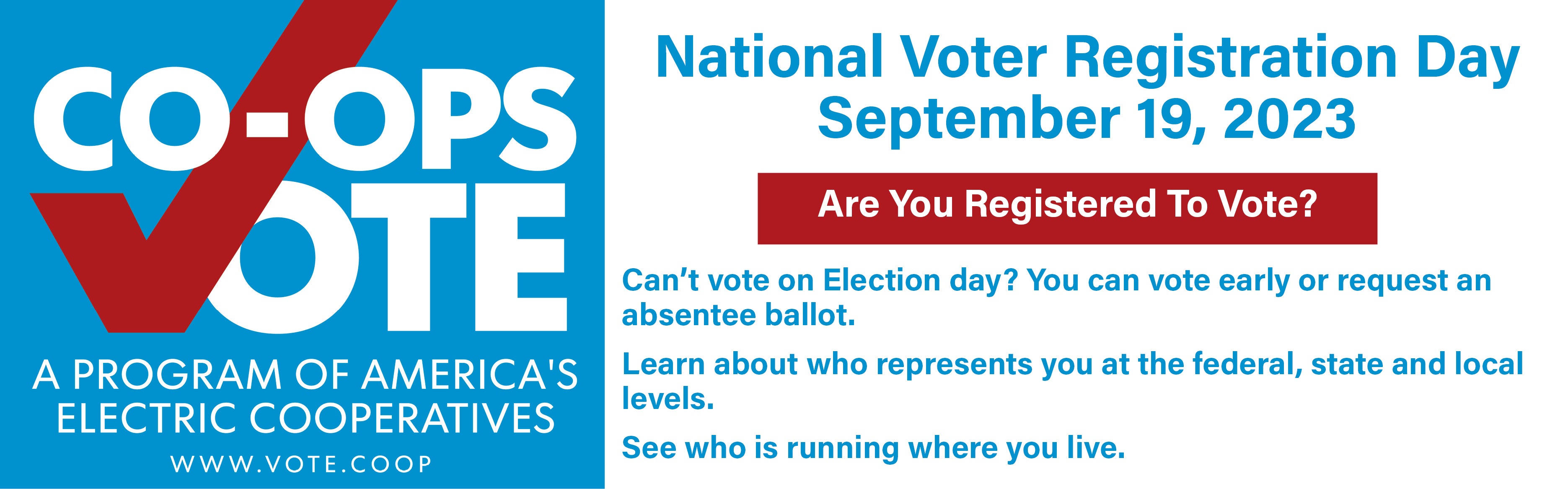 Co-ops Vote - National Registration Day