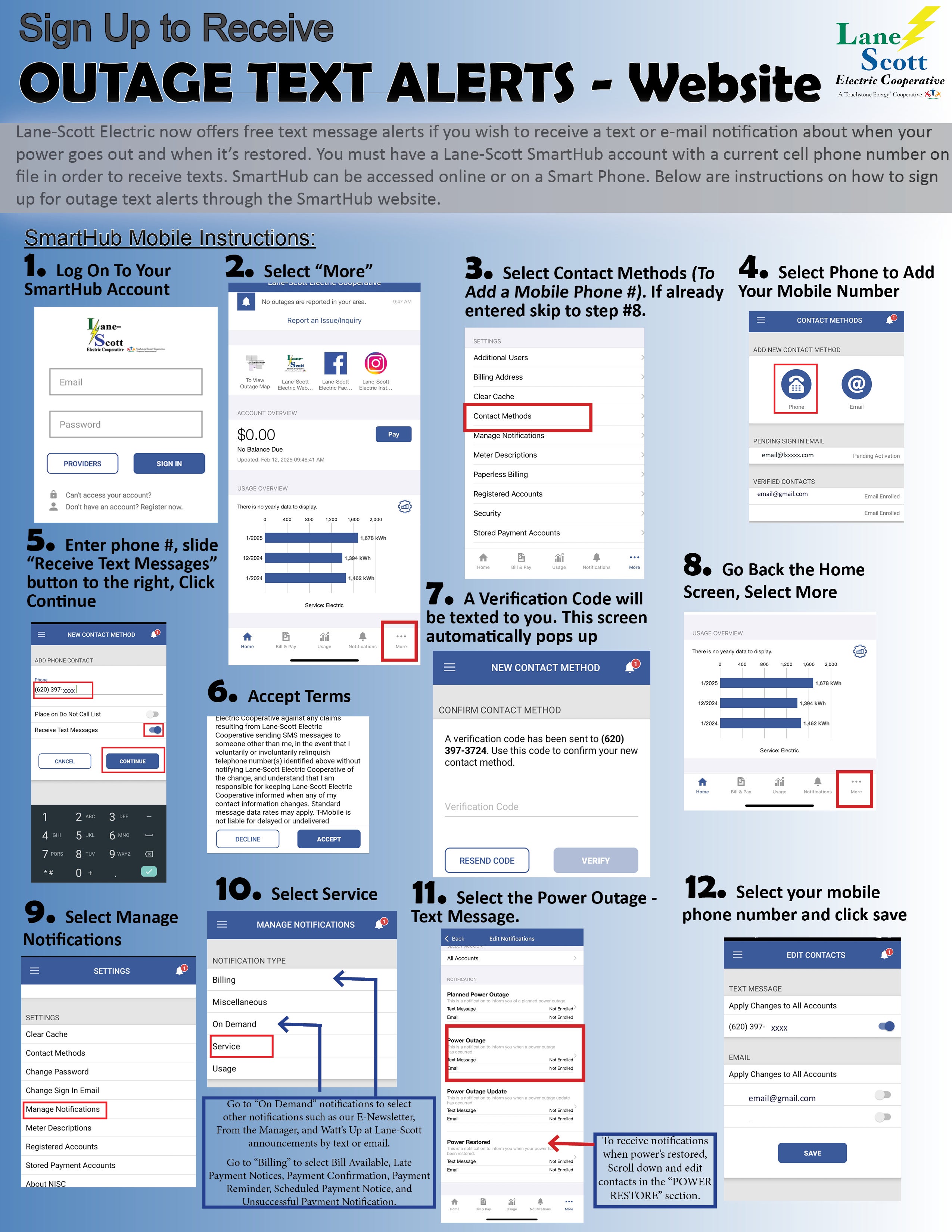 How to Set Up Text and E-mail Notifications Through Website